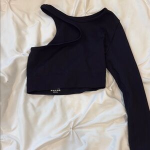 Amazon Black Asymmetrical Bodysuit